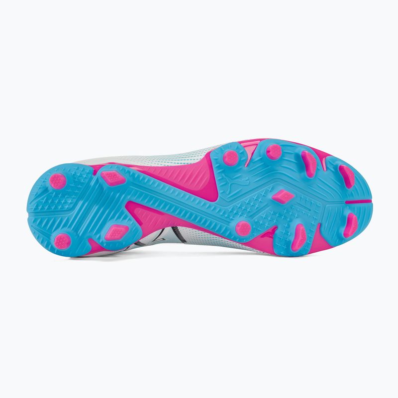 Futbolo batai PUMA Future 7 Play FG/AG puma white/puma black/poison pink 4