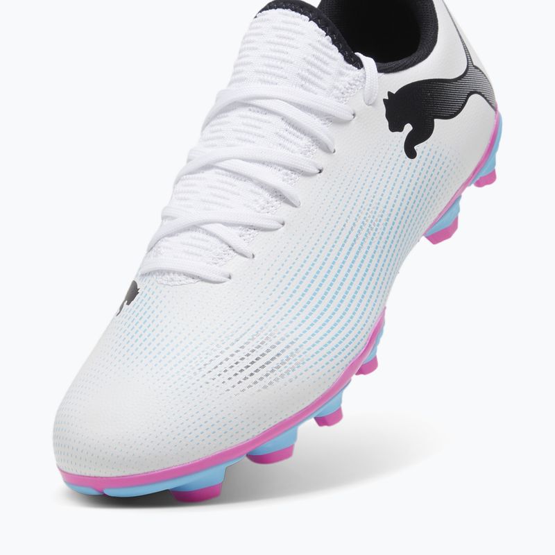 Futbolo batai PUMA Future 7 Play FG/AG puma white/puma black/poison pink 12