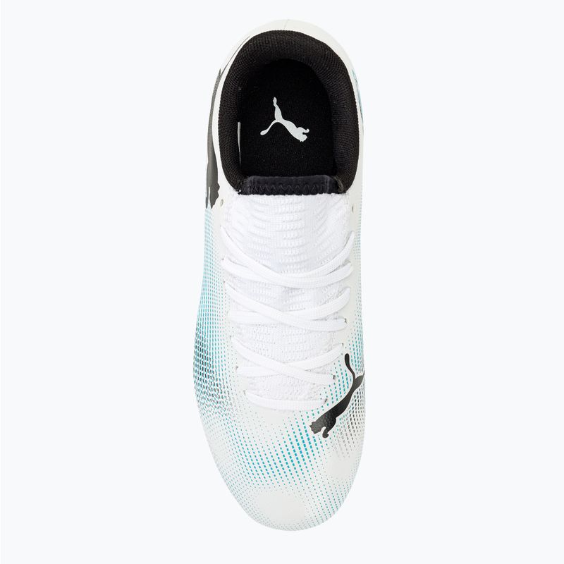 Vaikiški futbolo batai PUMA Future 7 Play FG/AG puma white/puma black/poison pink 5