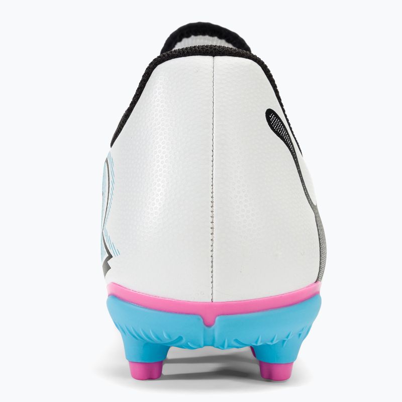Vaikiški futbolo batai PUMA Future 7 Play FG/AG puma white/puma black/poison pink 6