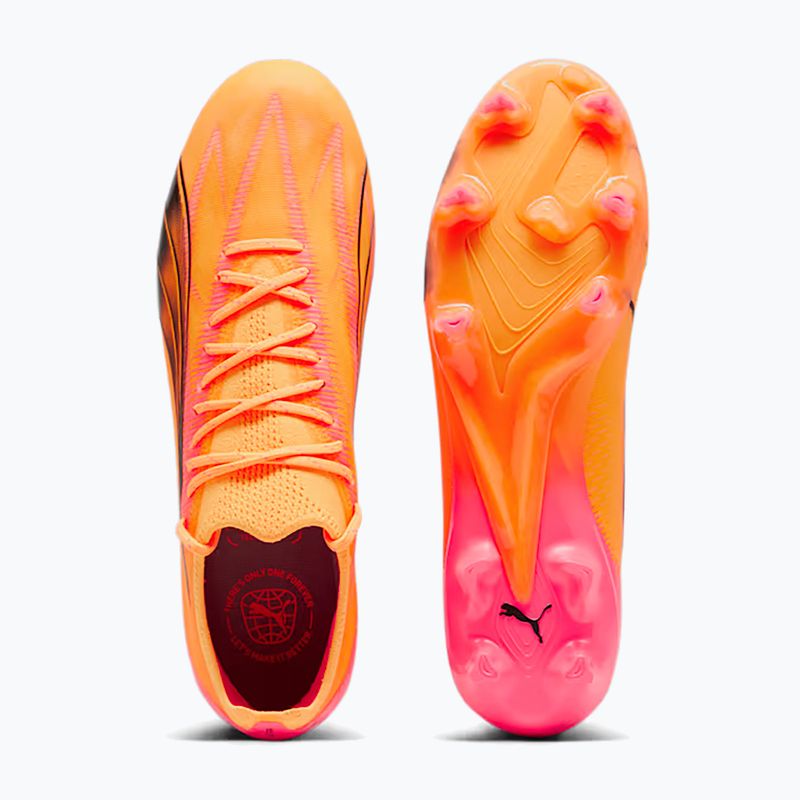 Futbolo batai PUMA Ultra Ultimate FG/AG sunset glow/puma black/sun stream 11