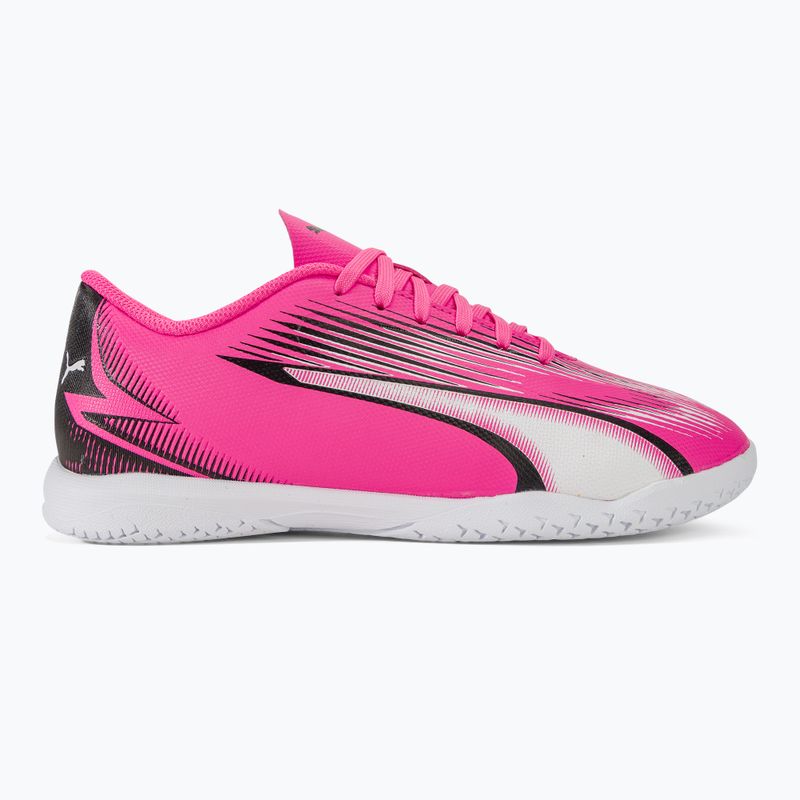 Vaikiški futbolo batai PUMA Ultra Play TT Jr poison pink/puma white/puma black 2