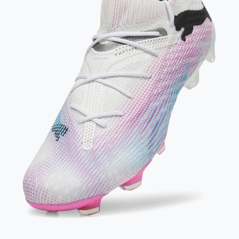 Futbolo batai PUMA Future 7 Ultimate FG/AG puma white/puma black/poison pink 9