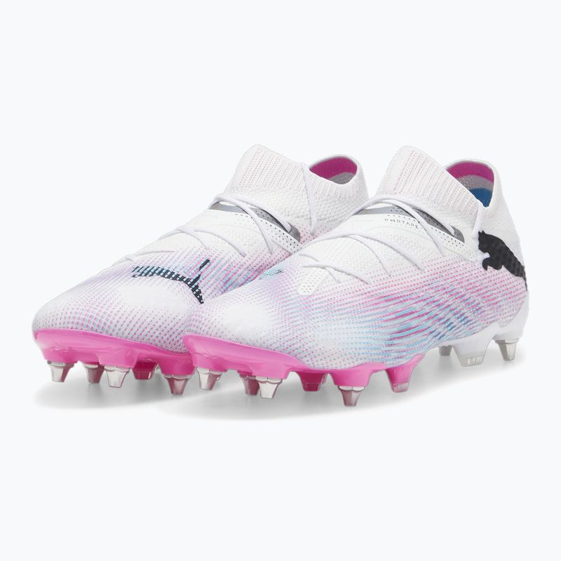 Futbolo batai PUMA Future 7 Ultimate MxSG puma white/puma black/poison pink 10