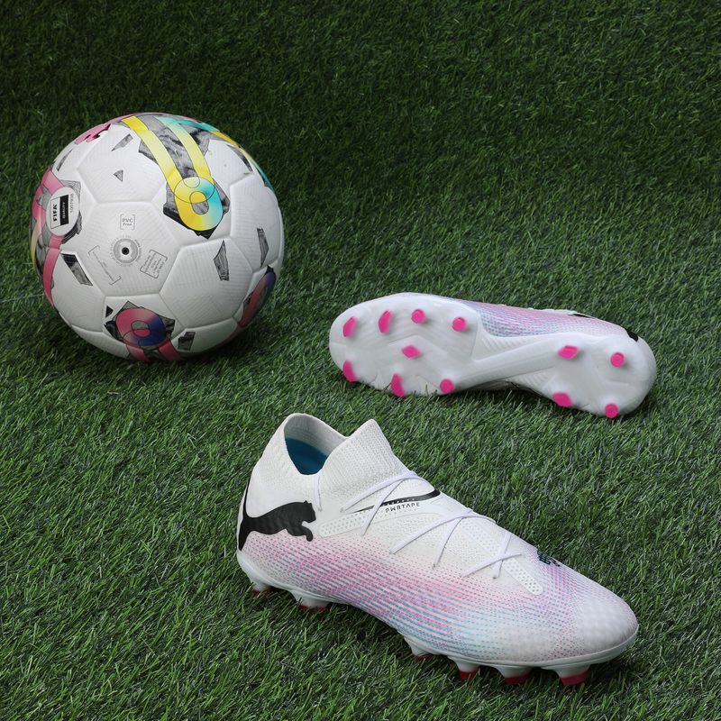 Futbolo batai PUMA Future 7 Pro FG/AG puma white/puma black/poison pink 11