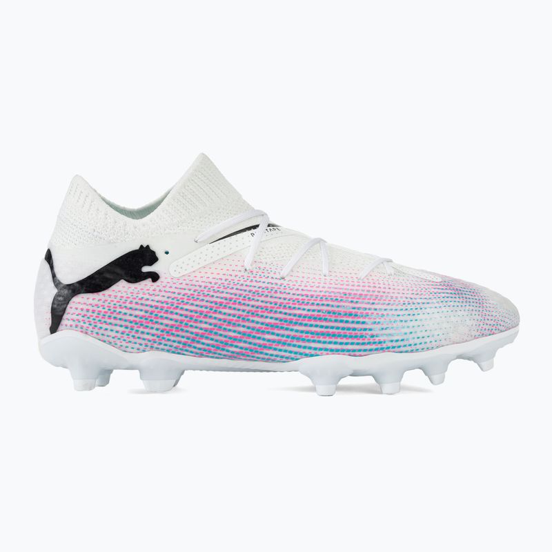 Vaikiški futbolo batai PUMA Future 7 Pro FG/AG Jr puma white/puma black/poison pink 2