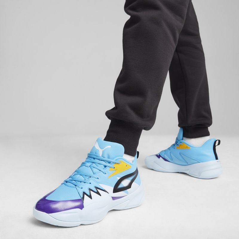 Vyriški krepšinio bateliai PUMA Genetics luminous blue/icy blue 4