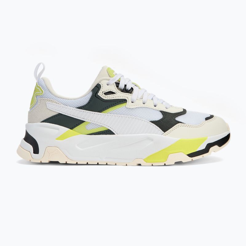 Batai PUMA Trinity warm white/puma white/mineral gray/lime sheen 2