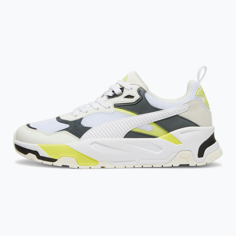 Batai PUMA Trinity warm white/puma white/mineral gray/lime sheen 9