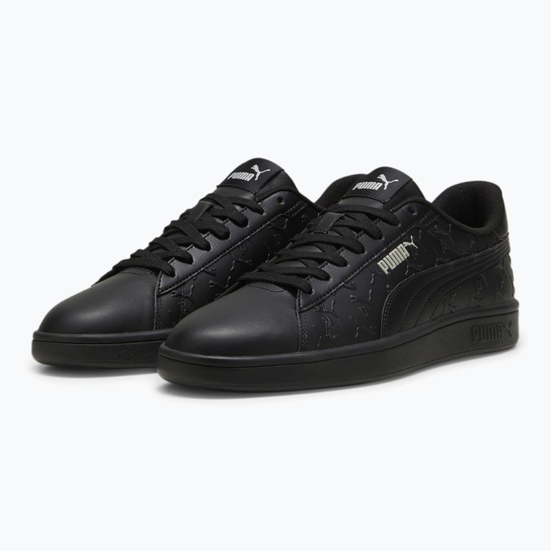 Batai PUMA Smash 3.0 Superlogo puma black/smokey gray/puma white 8