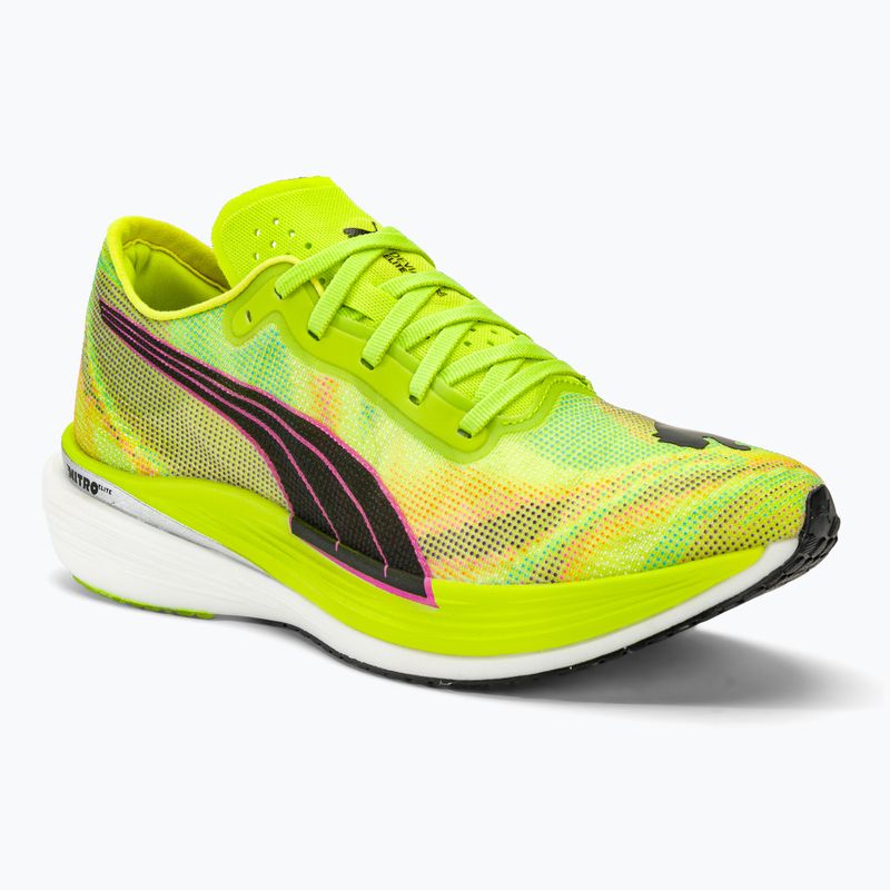 Vyriški bėgimo bateliai PUMA Deviate Nitro Elite 2 Psychedelic Rush green