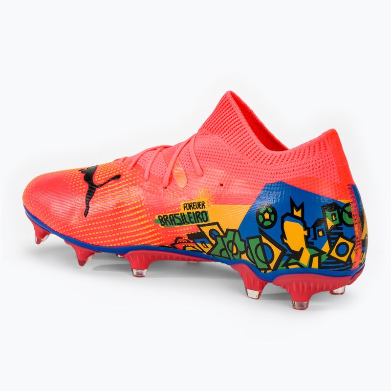 Futbolo batai PUMA Future 7 Match Neymar Jr FG/AG sunset glow/black/sun stream/puma green/blue 3