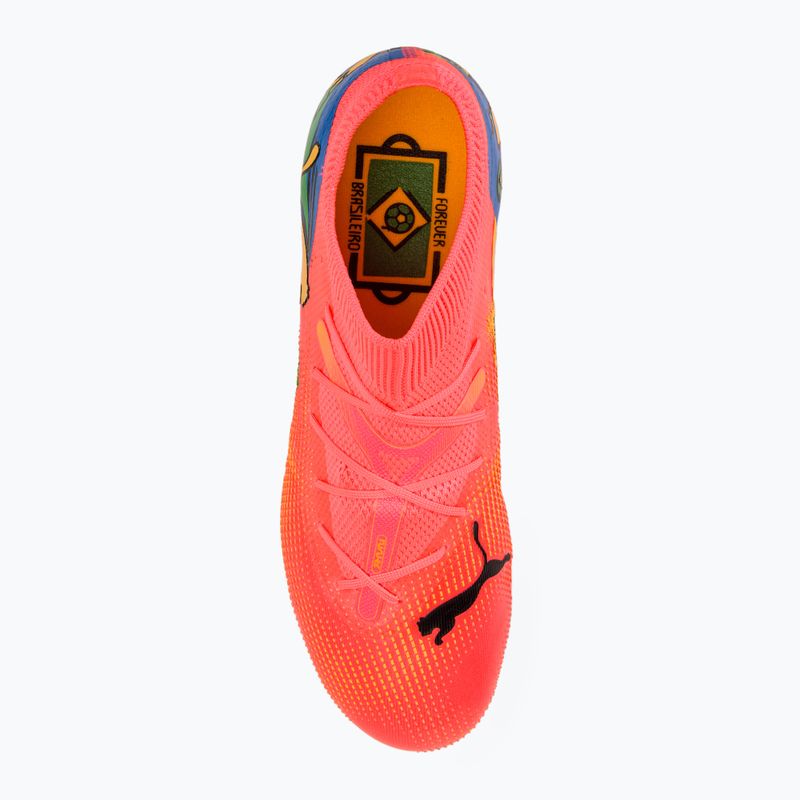 Futbolo batai PUMA Future 7 Match Neymar Jr FG/AG sunset glow/black/sun stream/puma green/blue 5