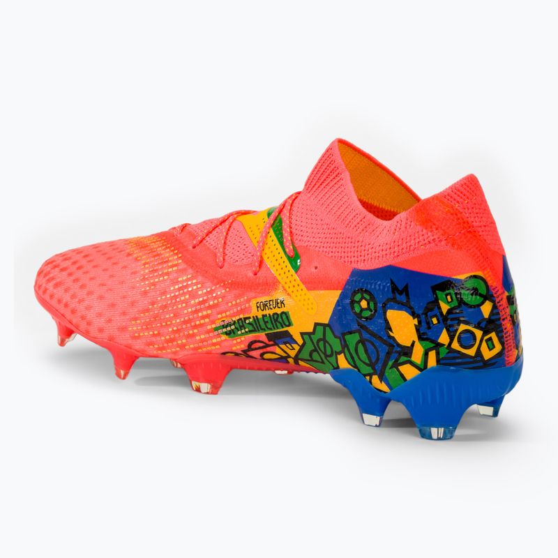 Futbolo batai PUMA Future 7 Ultimate Neymar Jr FG/AG sunset glow/black/sun stream/puma green/blue 3