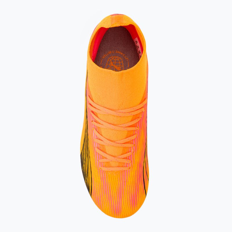 Vaikiški futbolo batai PUMA Ultra Pro FG/AG Jr sunset glow/puma black/sun stream 5