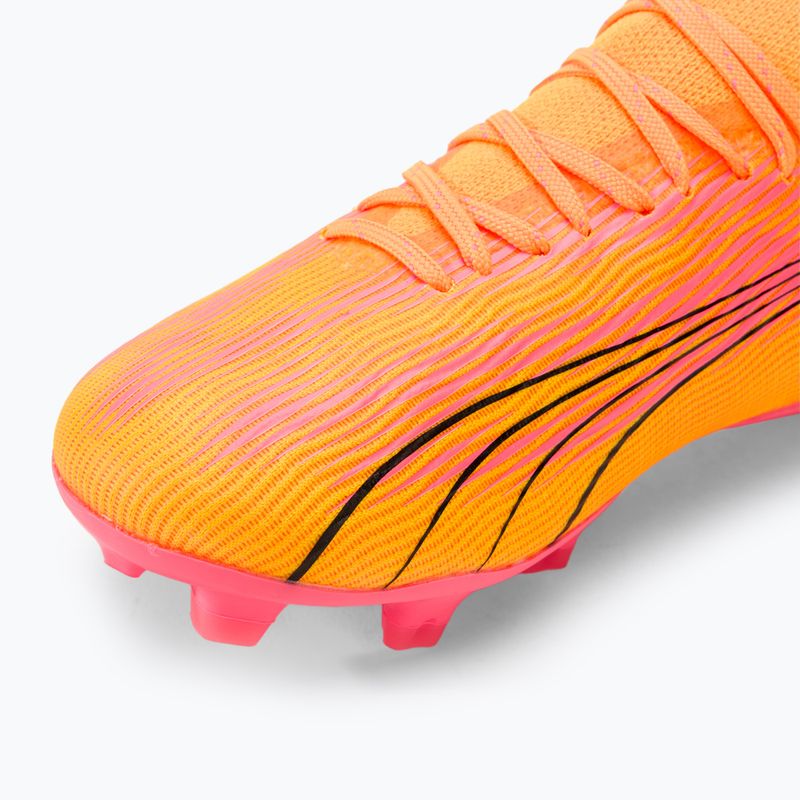 Vaikiški futbolo batai PUMA Ultra Pro FG/AG Jr sunset glow/puma black/sun stream 7