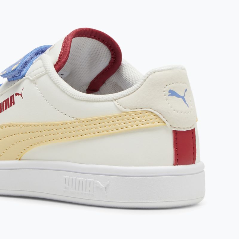 Vaikiški batai PUMA Smash 3.0 Summer Camp V PS warm white/chamomile/puma white 12