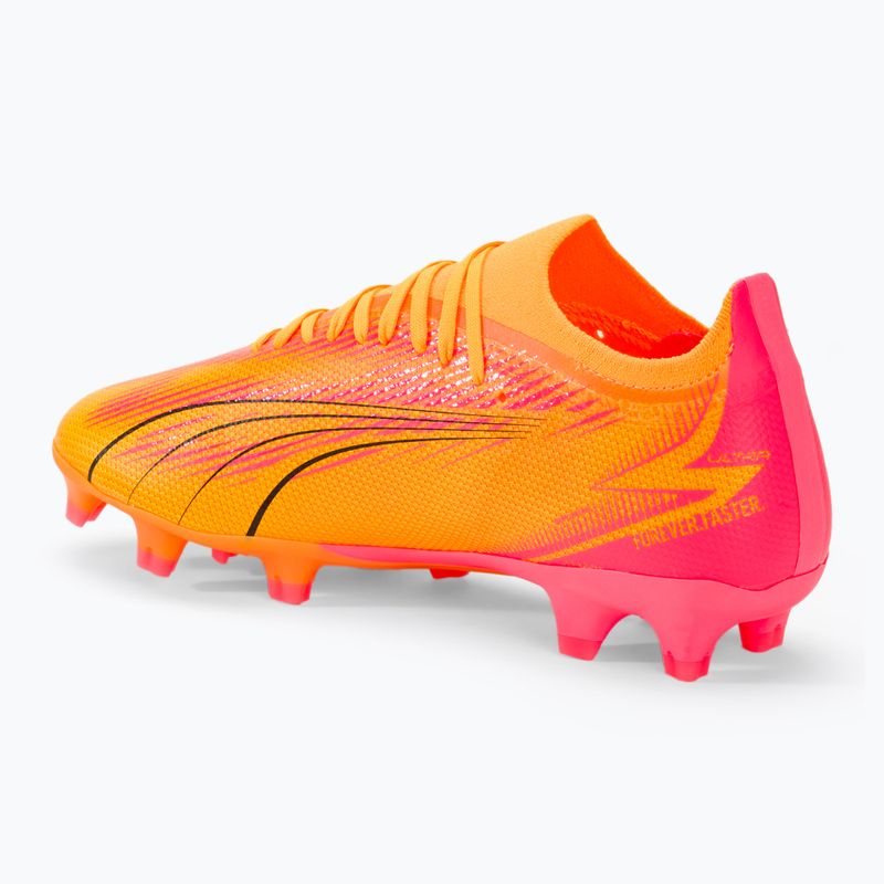 Futbolo batai PUMA Ultra Match FG/AG sunset glow/puma black/sun stream 3