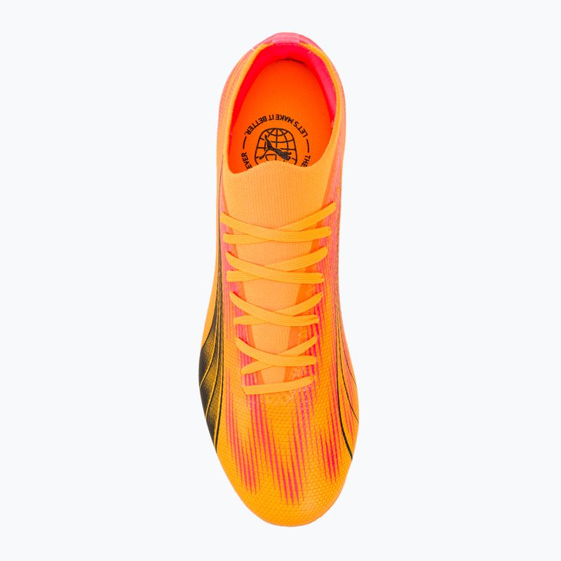 Futbolo batai PUMA Ultra Match FG/AG sunset glow/puma black/sun stream 5