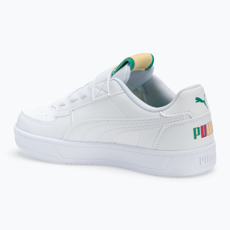 Vaikiški batai PUMA Caven 2.0 Ready, Set, Better AC+ PS puma white/cobalt glaze/sparkling green 3