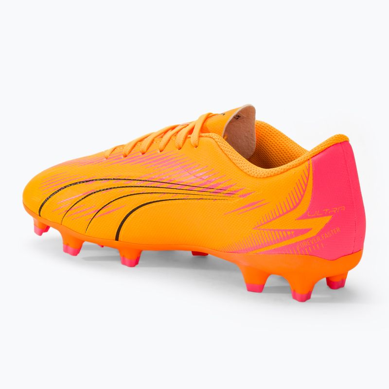 Vaikiški futbolo batai PUMA Ultra Play FG/AG Jr sunset glow/puma black/sun stream 3