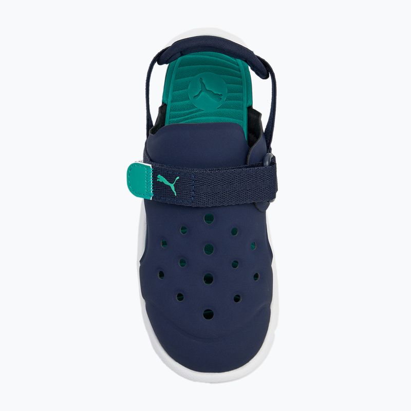 Vaikiški sandalai PUMA Evolve AC Inf puma navy/sparkling green/puma white 5