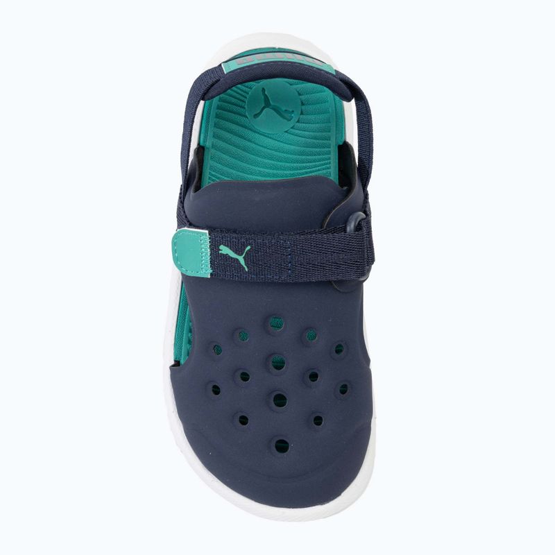 Vaikiški sandalai PUMA Evolve AC PS puma navy/sparkling green/puma white 5