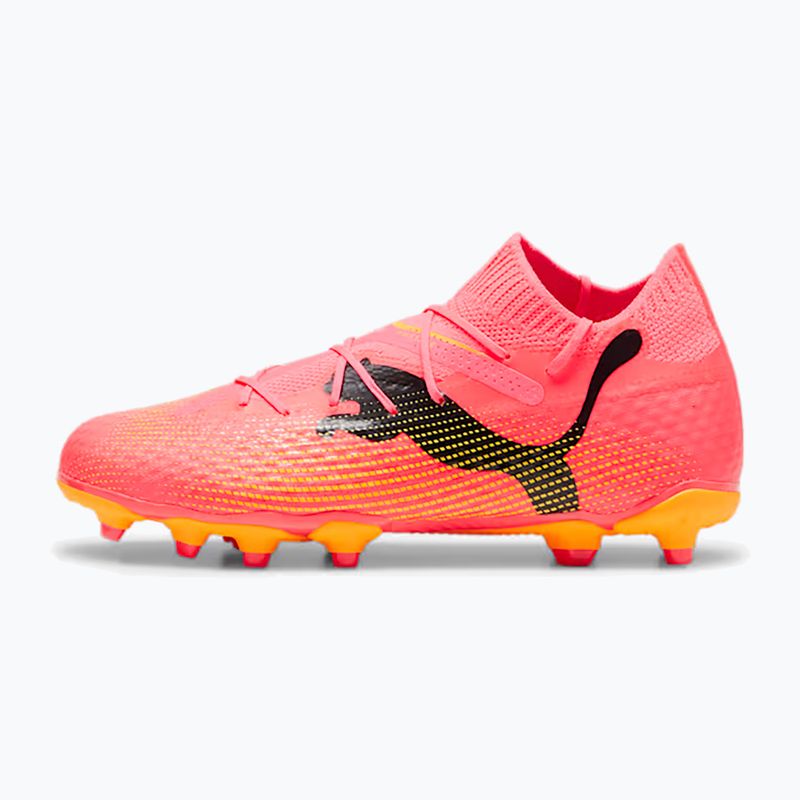 Vaikiški futbolo batai PUMA Future 7 Pro FG/AG Jr sunset glow/puma black/sun stream 8