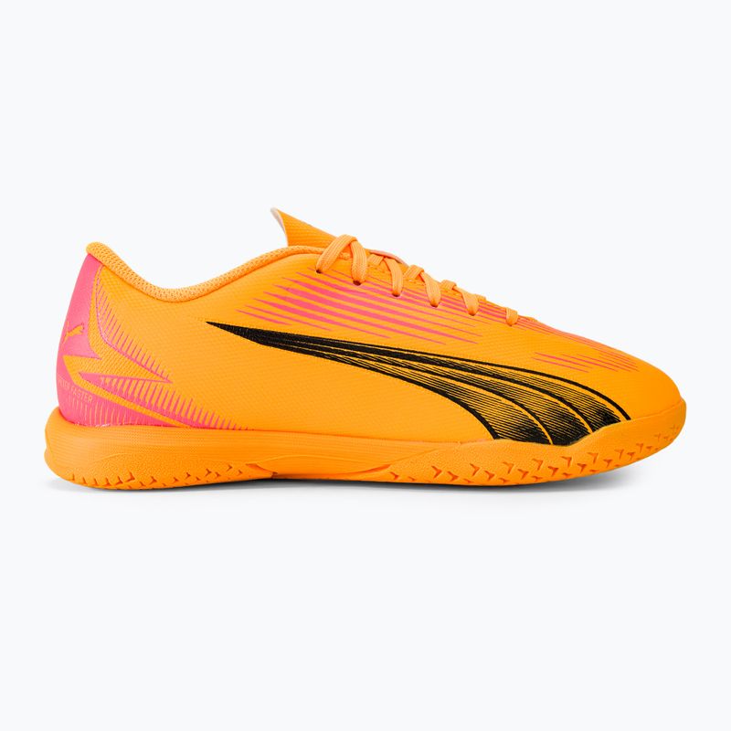 Vaikiški futbolo batai PUMA Ultra Play TT Jr sunset glow/puma black/sun stream 2