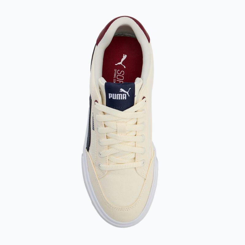 Vaikiški batai PUMA Court Classic Vulc FS warm white/puma navy/sugared almond 5