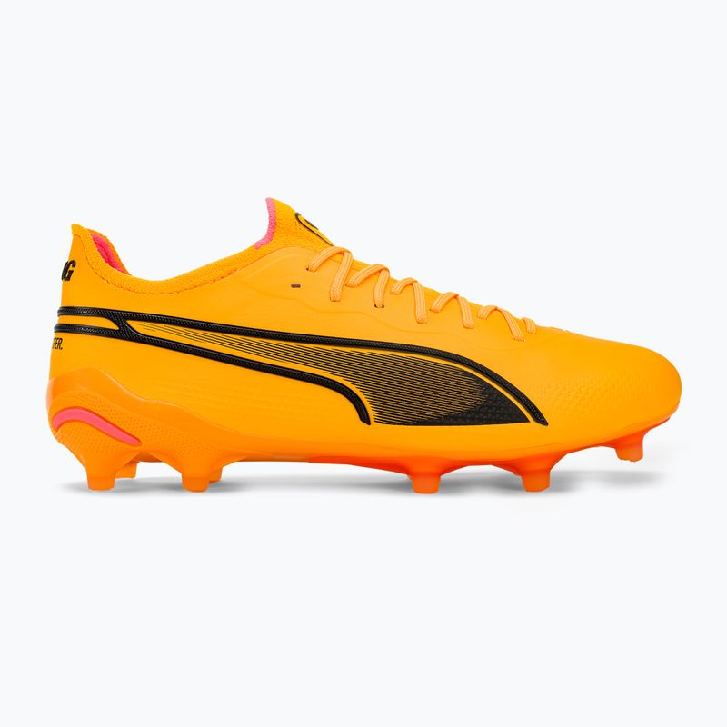 Futbolo bateliai PUMA King Ultimate Fg/Ag sun stream/puma black/sunset glow 2