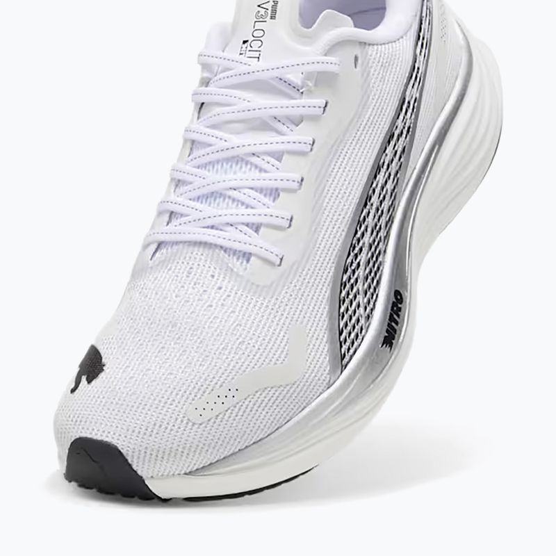 Vyriški bėgimo bateliai PUMA Velocity Nitro 3 white 5
