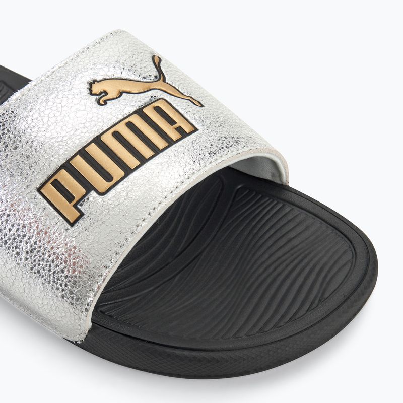 Šlepetės PUMA Cool Cat 2.0 Metallic Shine puma silver/puma gold/puma black 7