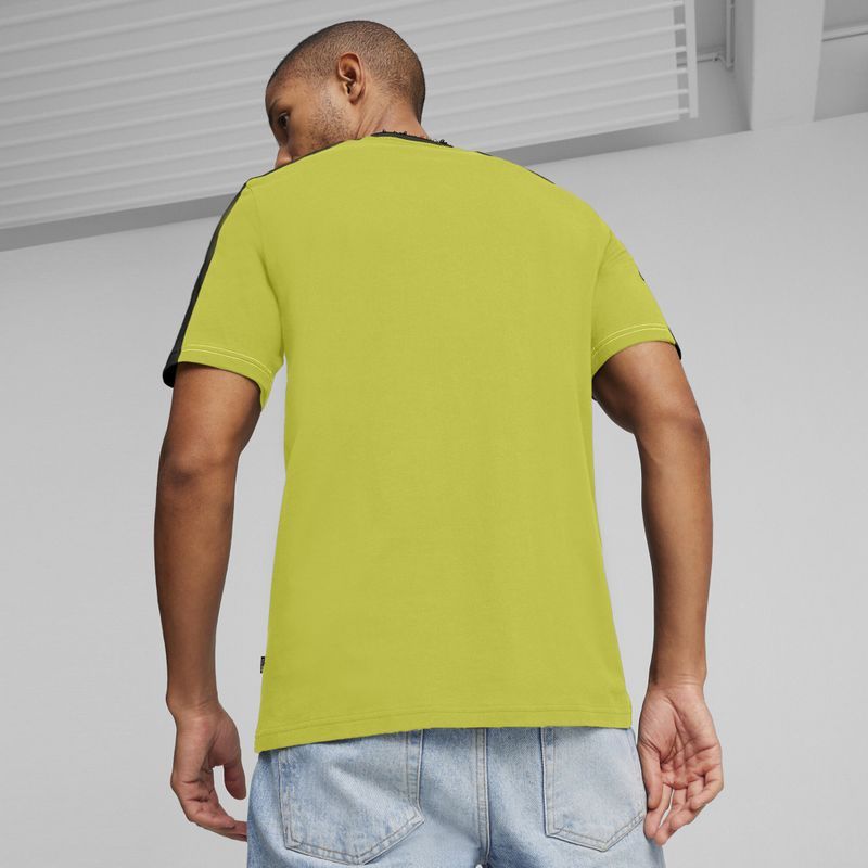 Vyriški marškinėliai PUMA ESS+ Block Tee puma black/lime sheen 7