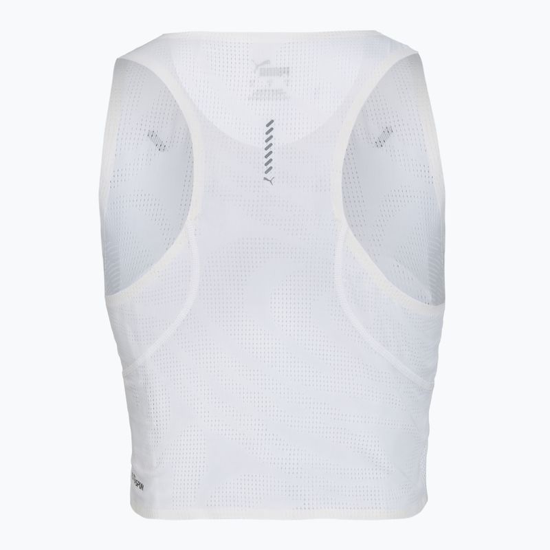 Treniruočių topas PUMA Run Ultraspun Crop white 2