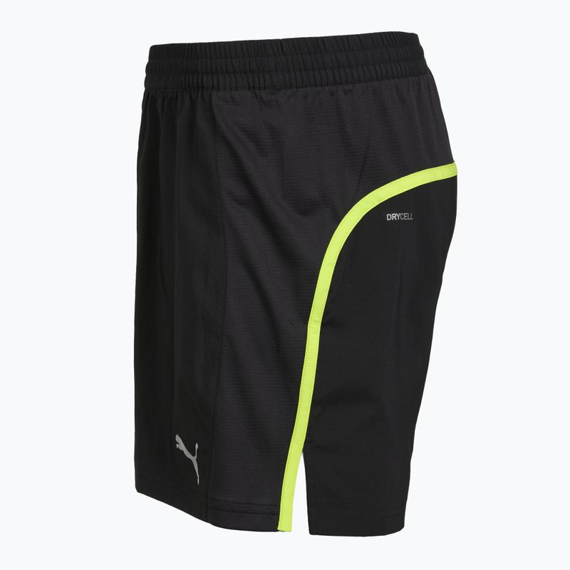 Vyriški bėgimo šortai Puma Run Favorite Velocity 5" Shorts black/lime 3