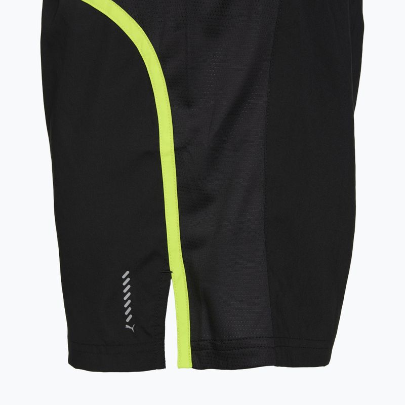 Vyriški bėgimo šortai Puma Run Favorite Velocity 5" Shorts black/lime 4