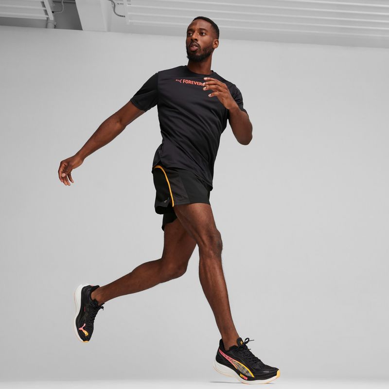 Vyriški bėgimo marškinėliai PUMA Run Favorite Graphic black 4