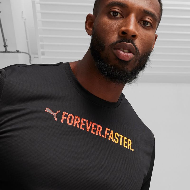 Vyriški bėgimo marškinėliai PUMA Run Favorite Graphic black 6