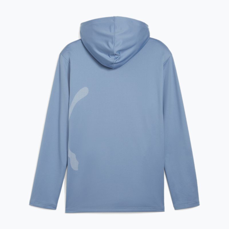 Vyriškas treniruočių džemperis PUMA Train All Day Big Cat Hoodie zen blue 2