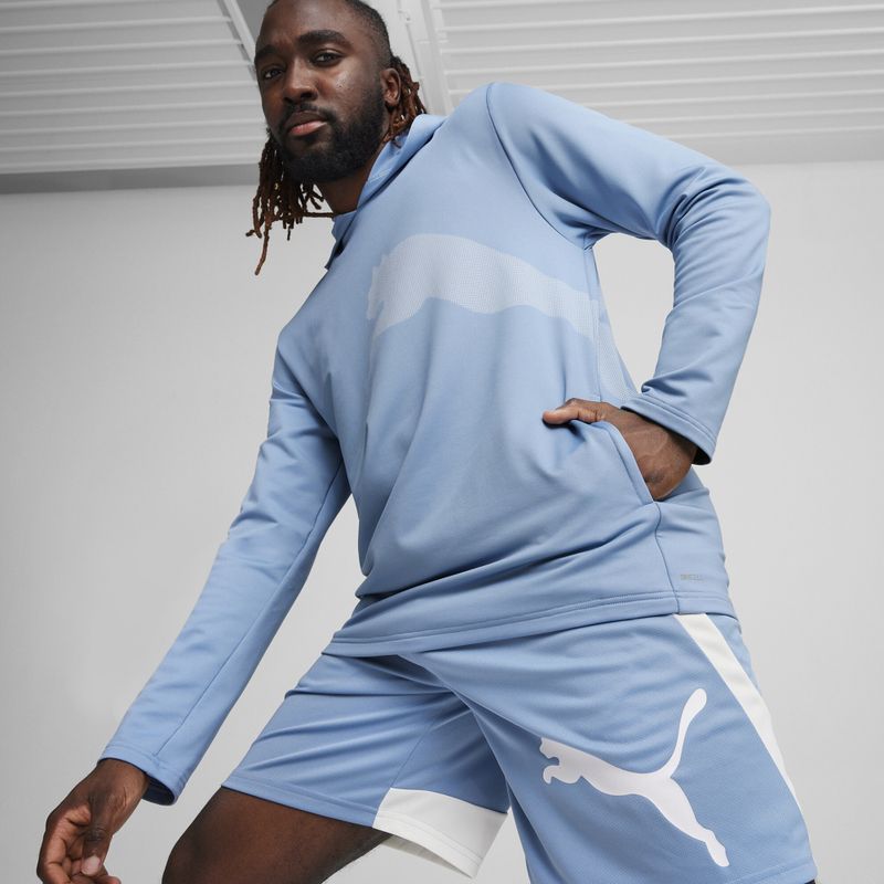 Vyriškas treniruočių džemperis PUMA Train All Day Big Cat Hoodie zen blue 3