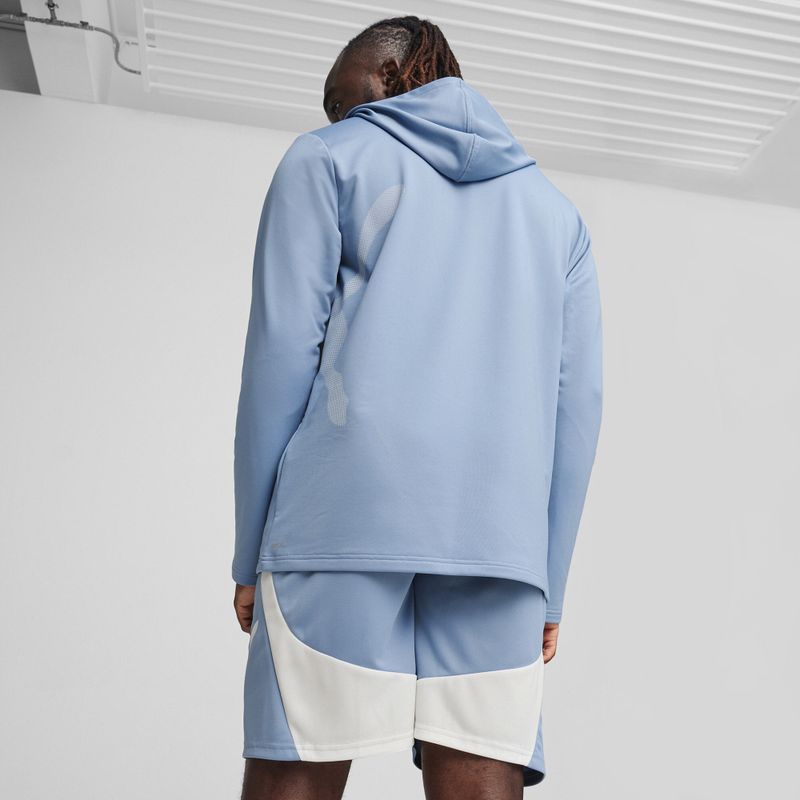 Vyriškas treniruočių džemperis PUMA Train All Day Big Cat Hoodie zen blue 5