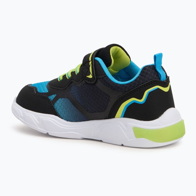 Vaikiški batai KangaROOS K-SLB Lighto EV jet black/limetta 3