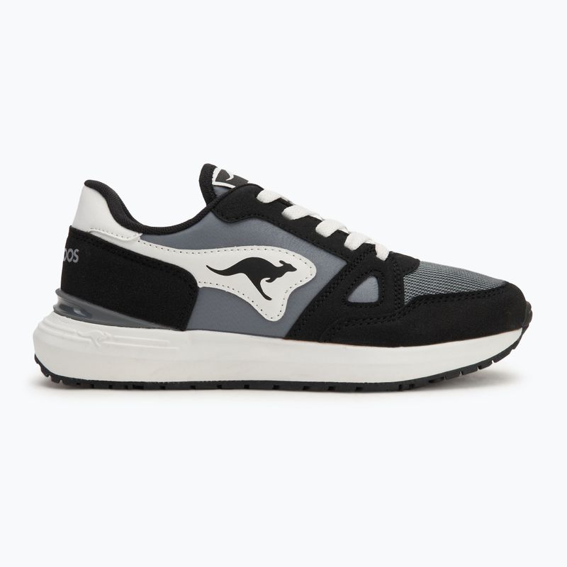 Vaikiški batai KangaROOS K-Sneak Jay jet black/steel grey 2