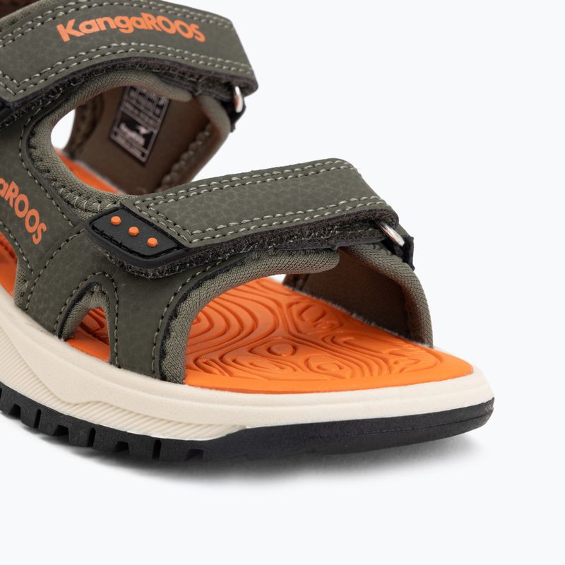 Vaikiški sandalai Kangaroos K-AS Ture olive/flame 7