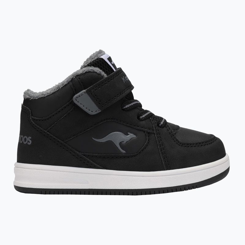 Vaikiški batai KangaROOS K-CPI Kalino Mid EV jet black / steel grey