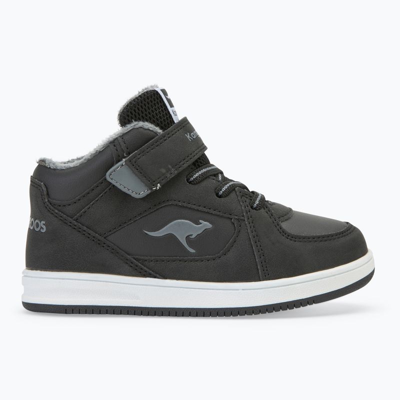 Vaikiški batai KangaROOS K-CPI Kalino Mid EV jet black / steel grey 2