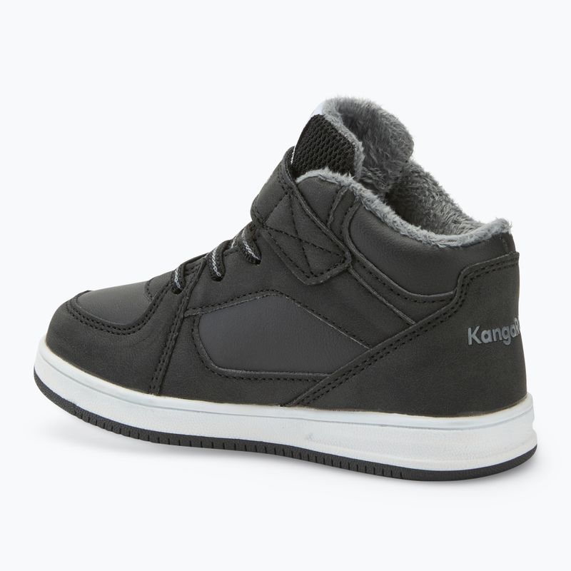 Vaikiški batai KangaROOS K-CPI Kalino Mid EV jet black / steel grey 3