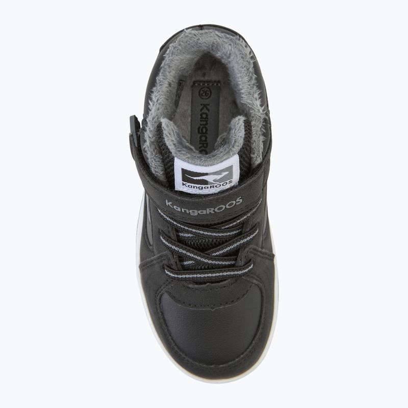 Vaikiški batai KangaROOS K-CPI Kalino Mid EV jet black / steel grey 5