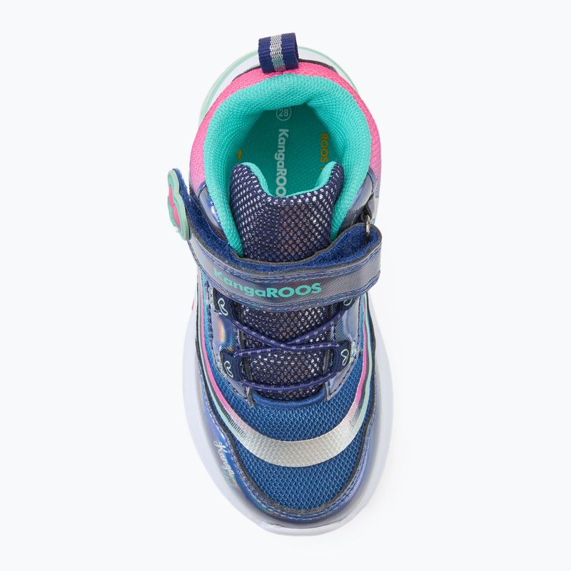 Vaikiški batai KangaROOS K-SLG Willow Mid EV navy / ocean 5